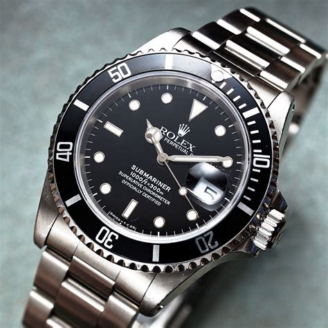 rolex submariner 1000ft 300m service|Rolex Submariner without date.